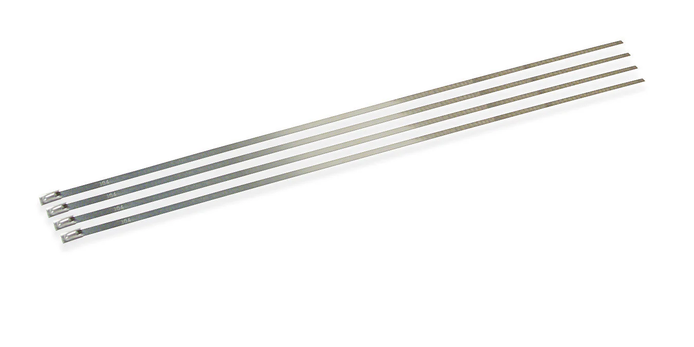 DEI 10202 S.S Locking Ties 14in.-4pk.