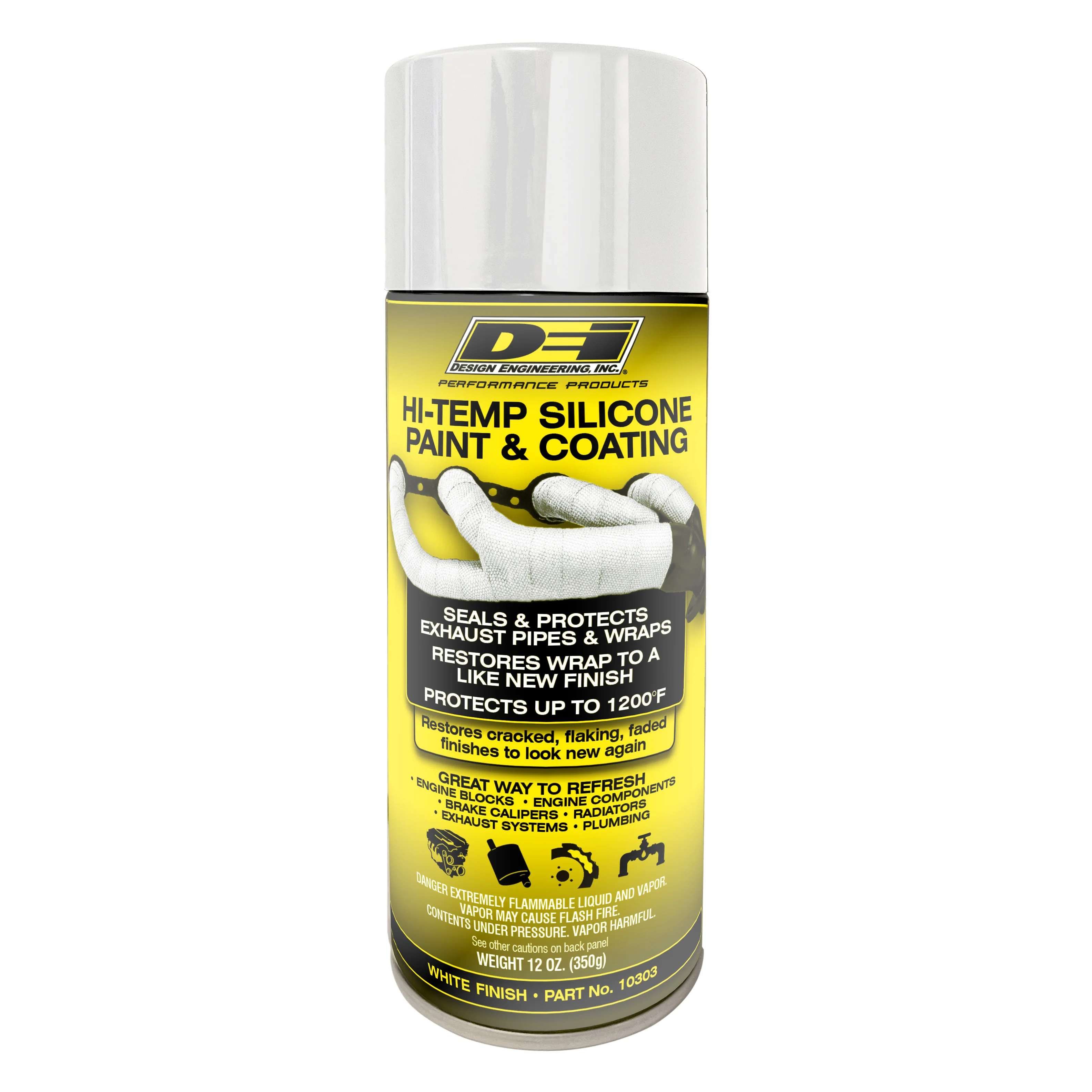 DEI 10303 White HT Silicone Coatng
