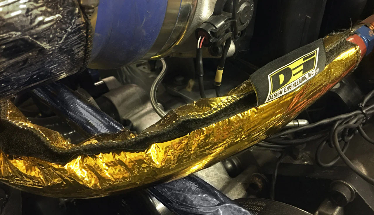 DEI 10458 Heat Shroud Gold 1/2in to 1-1/4in ID x 3 Feet - Image 2