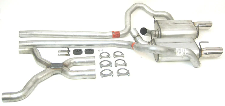 Dynomax 39434 SS Cat Back Exhaust 05-09 Mustang 4.0L