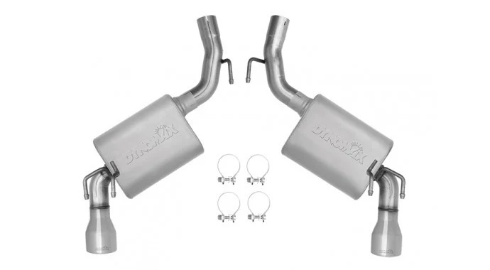 Dynomax 39527 SS Axle Back Exhaust 10- Camaro 6.2L