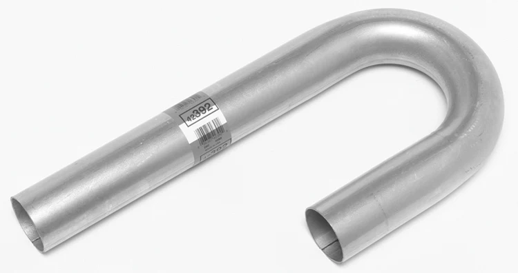 Dynomax 42392 2.5in Aluminized J-Bend Pipe 3.5 Radius 16 Gauge