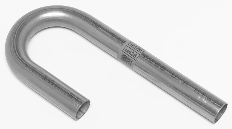 Dynomax 42426 2in S.S. J-Bend Pipe 3in Radius 16 Gauge