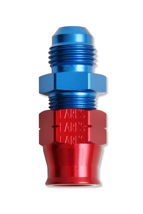 Earl’s 165056ERL -6 AN Male to 5/16” Tube Adapter Fitting Red/Blue