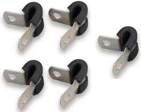 Earl's 171010ERL .625” Cushioned Hose Clamps Set of 5