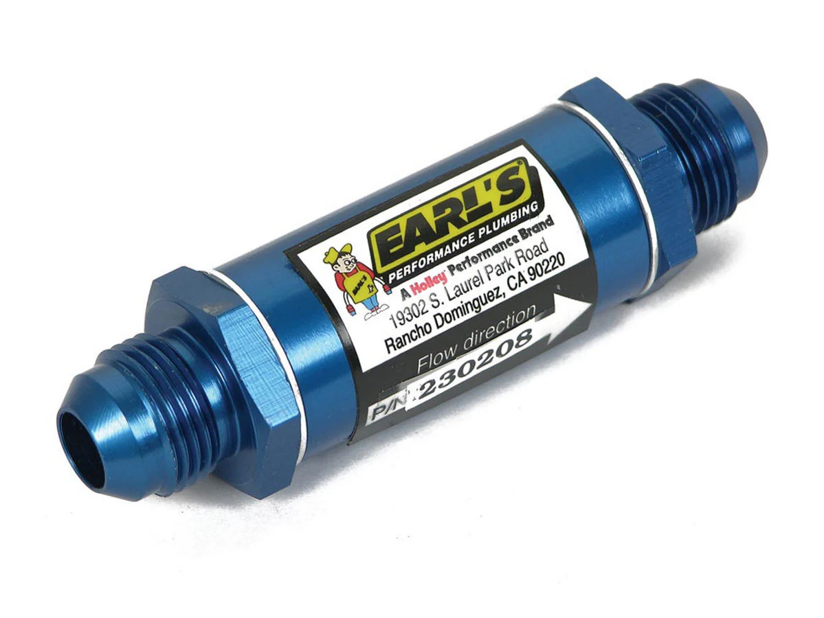 Earls 230204ERL #4 Fuel Filter W/Screen