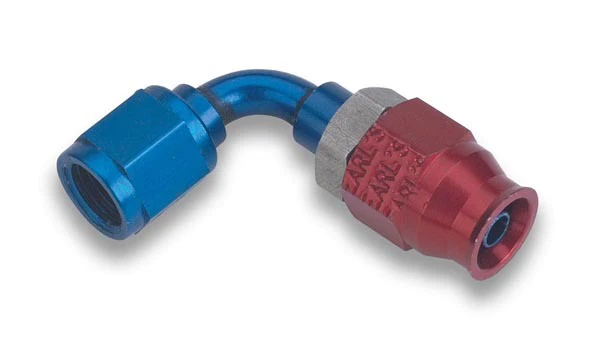 Earls 609234ERL #4 Alum 90 Deg TFE Hose End