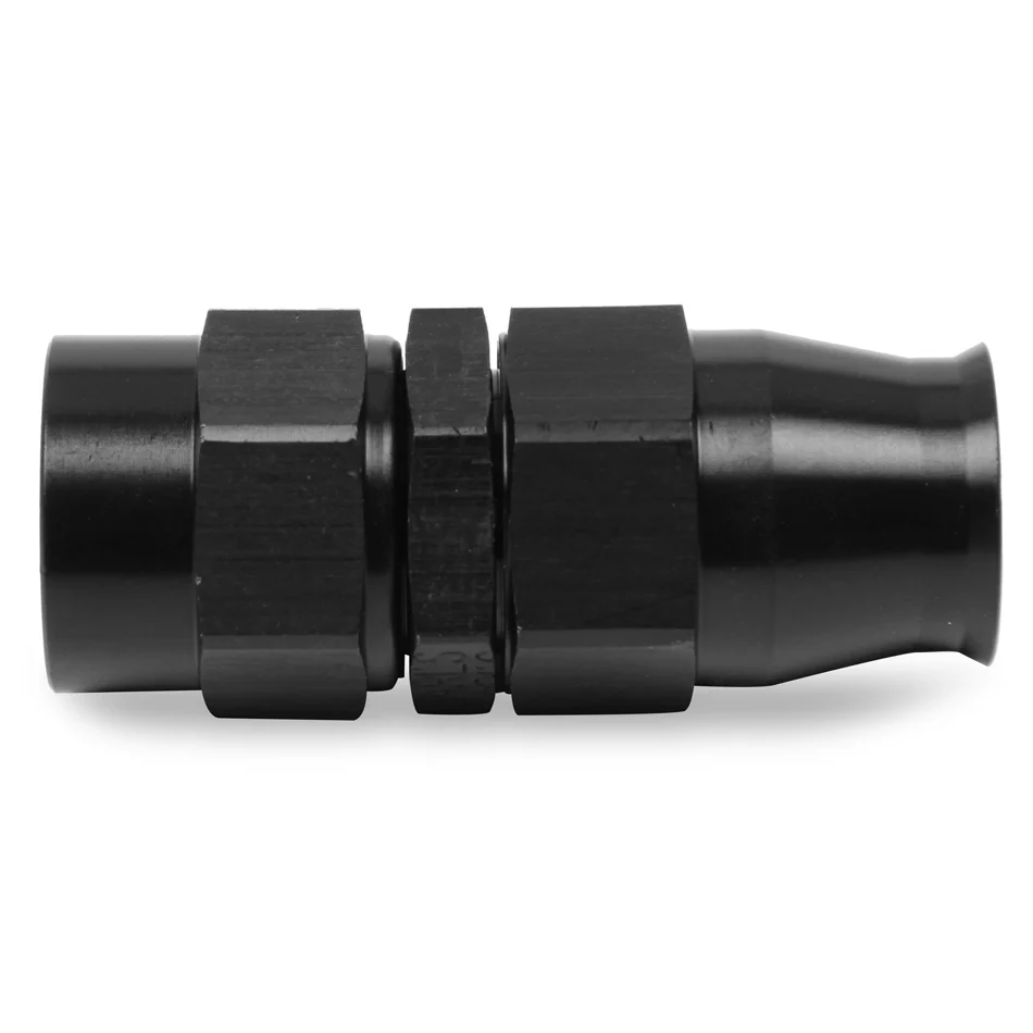 Earls 620108ERL #8 Ultra Pro Hose End Straight - Black