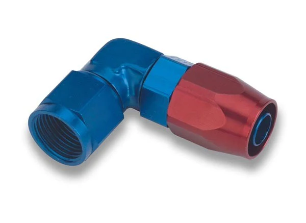 Earls AT809012ERL #12 90 Deg Ano-Tuff Hose End - Low Profile
