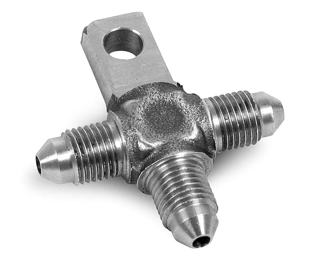 Earls 6453003ERL #3 Male Tee w/ 3/16in Bolt Mount