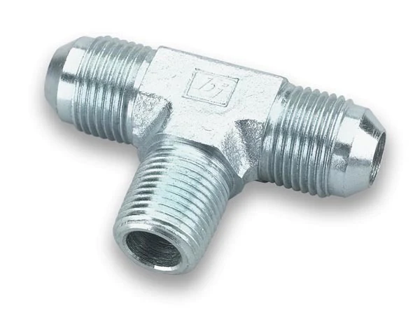 Earls 962503ERL #3 to 1/8in. NPT Steel Tee Adapter