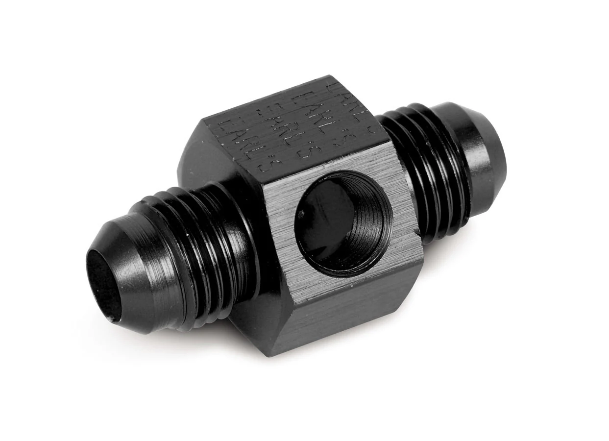 Earls AT100192ERL 6an Gauge Adapter - Fuel Pressure Ano-Tuff