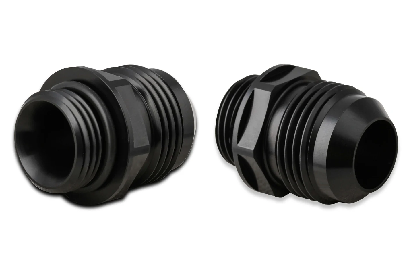 Earls AT585112ERL 12an Oil Cooler Adapter 2pk - Black