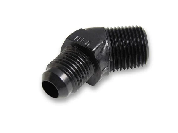 Earls AT982368ERL #6 Male to 1/2in NPT 45 Deg Ano-Tuff Adapter