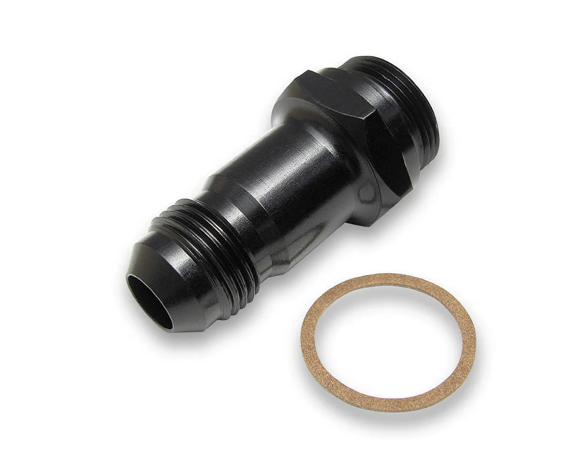 Earls AT991948ERL Carb Adapter Fitting 8an to 7/8-20 (Long)