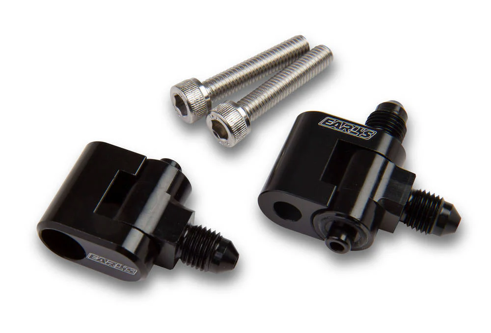 Earls LS9809ERL GM LS Steam Vent Adapter 2pk w/3an Male Fittings