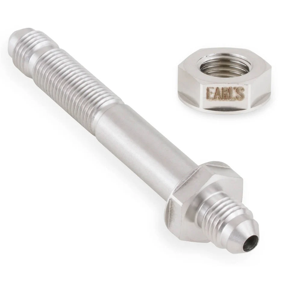 Earls SS983504ERL 4AN Bulkhead Adapter SS Frame Pass Through