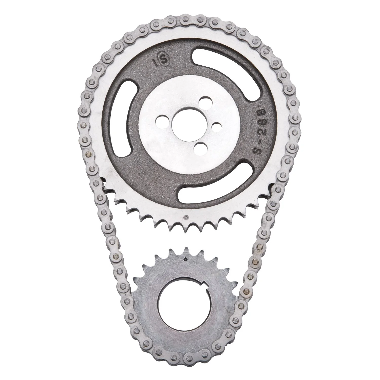 Edelbrock 7802 Performer-Link True Roller Timing Chain Set SB Chevy