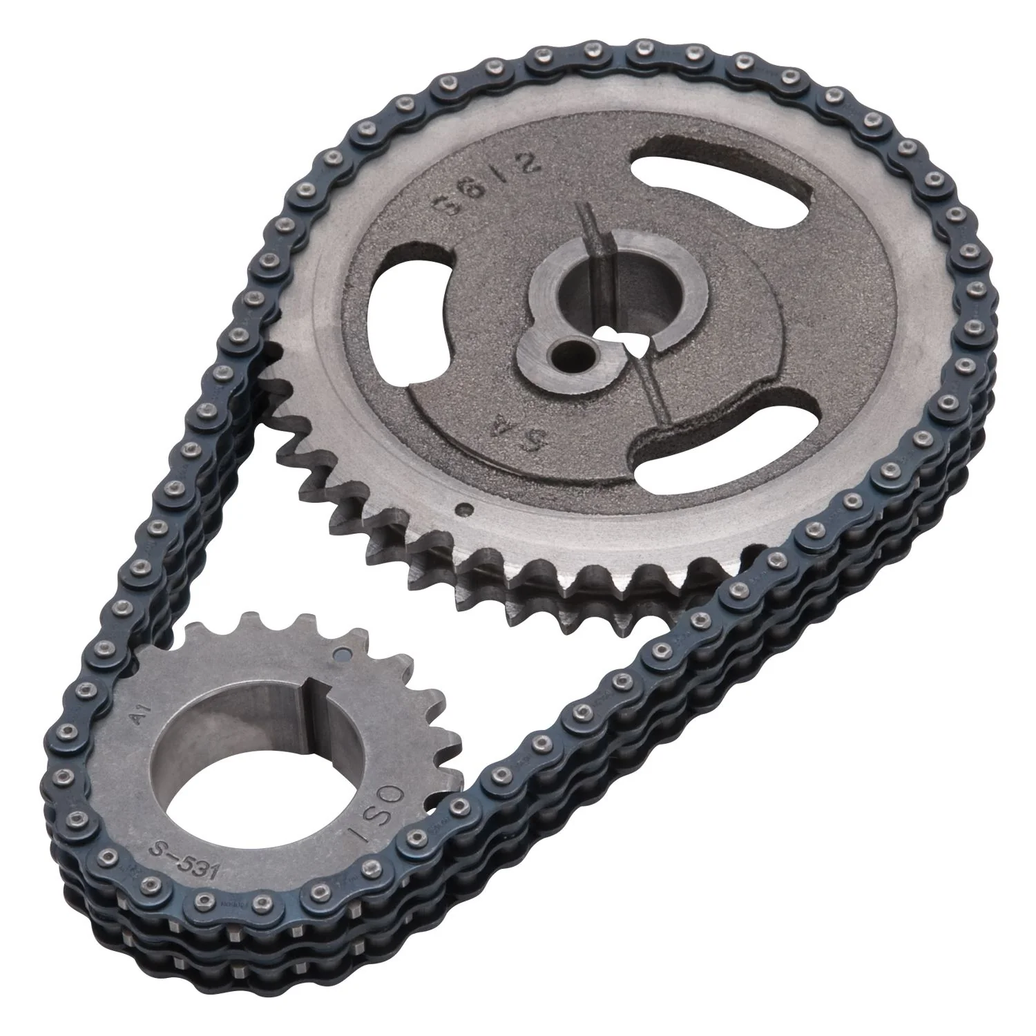 Edelbrock 7814 Performer-Link True Roller Timing Chain Set SB Ford
