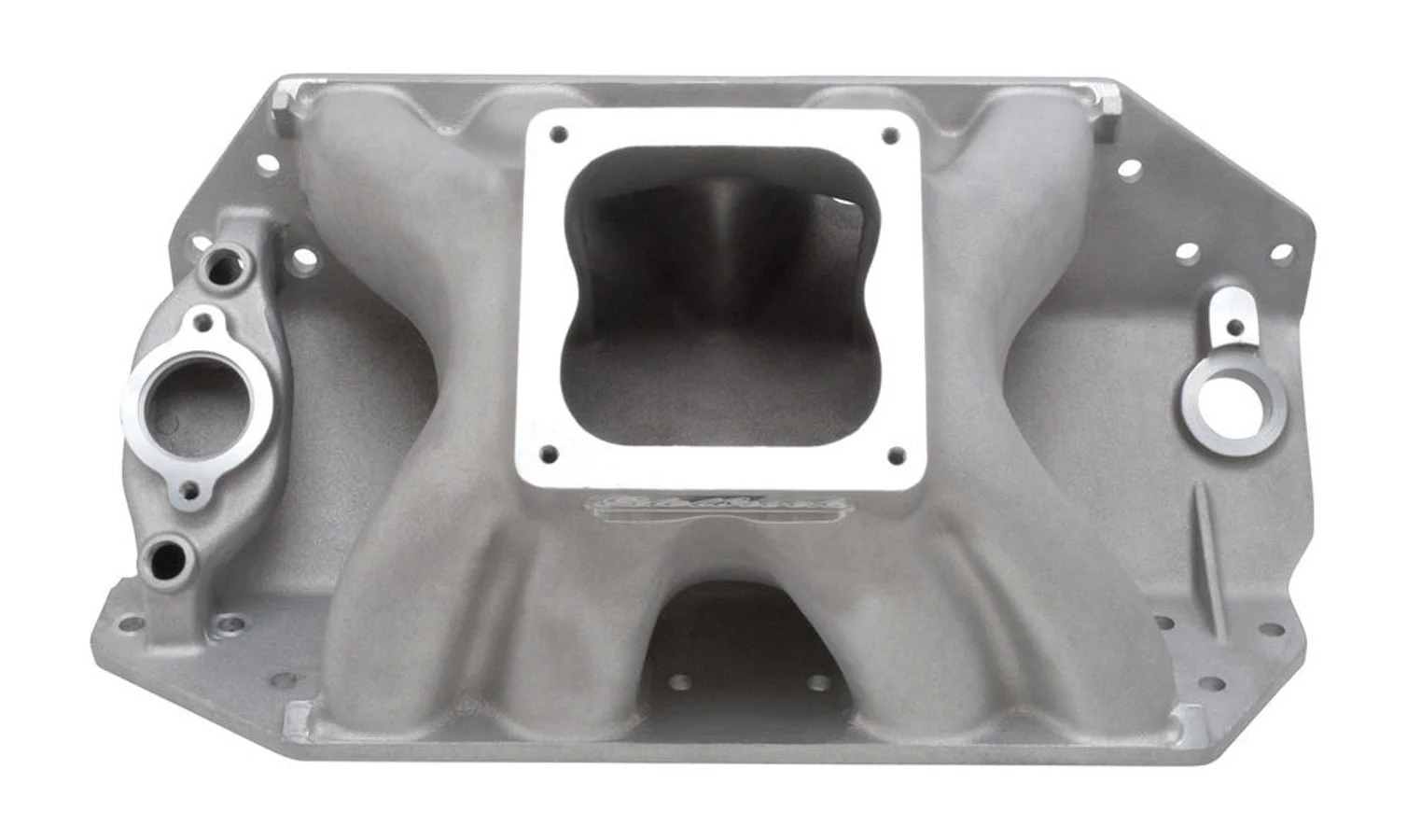 Edelbrock 28001 BBC Big Victor 2 Spread-Port Intake Manifold - Standard-Deck