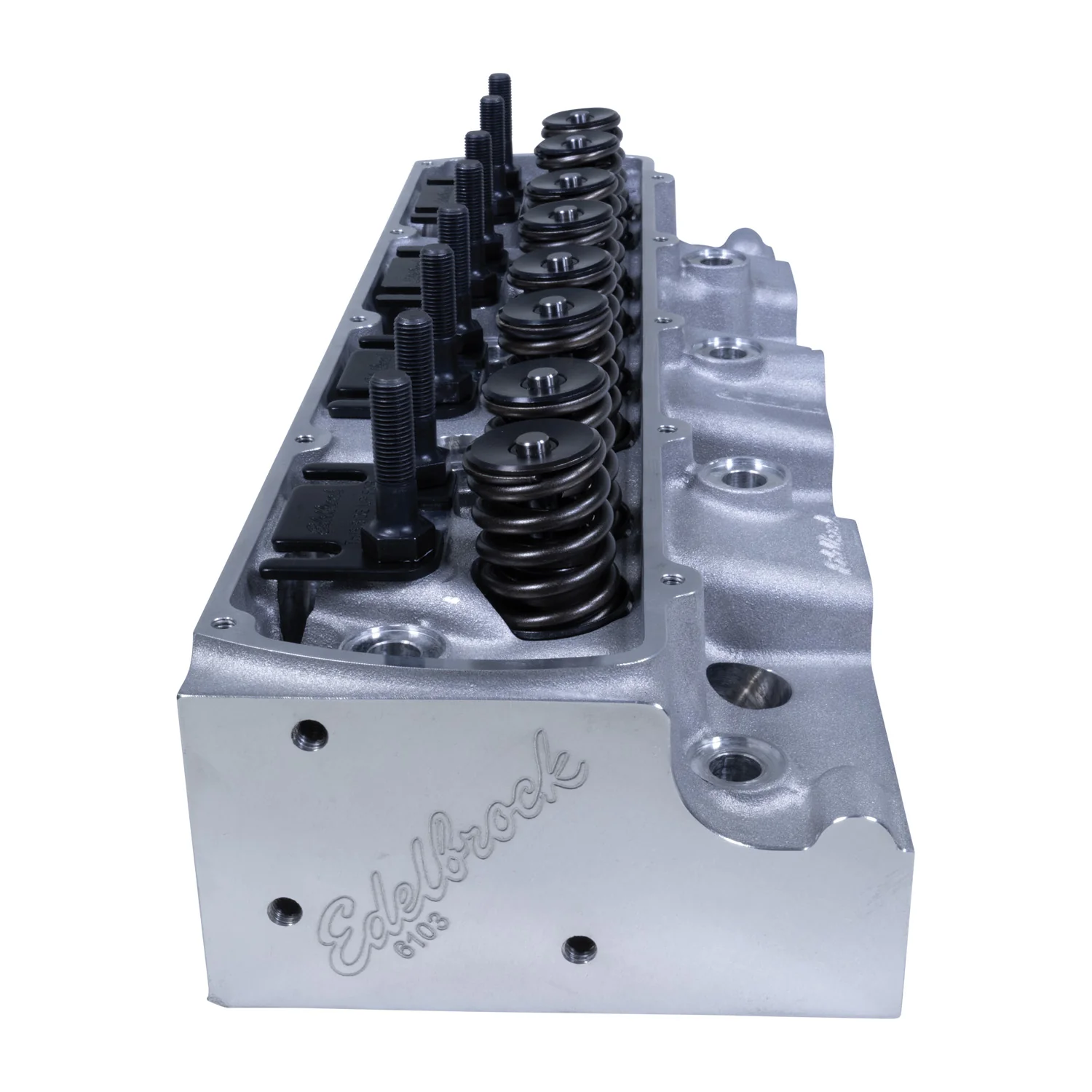Edelbrock 61035 SB Oldsmobile Performer RPM Cylinder Head Assembled - Image 4