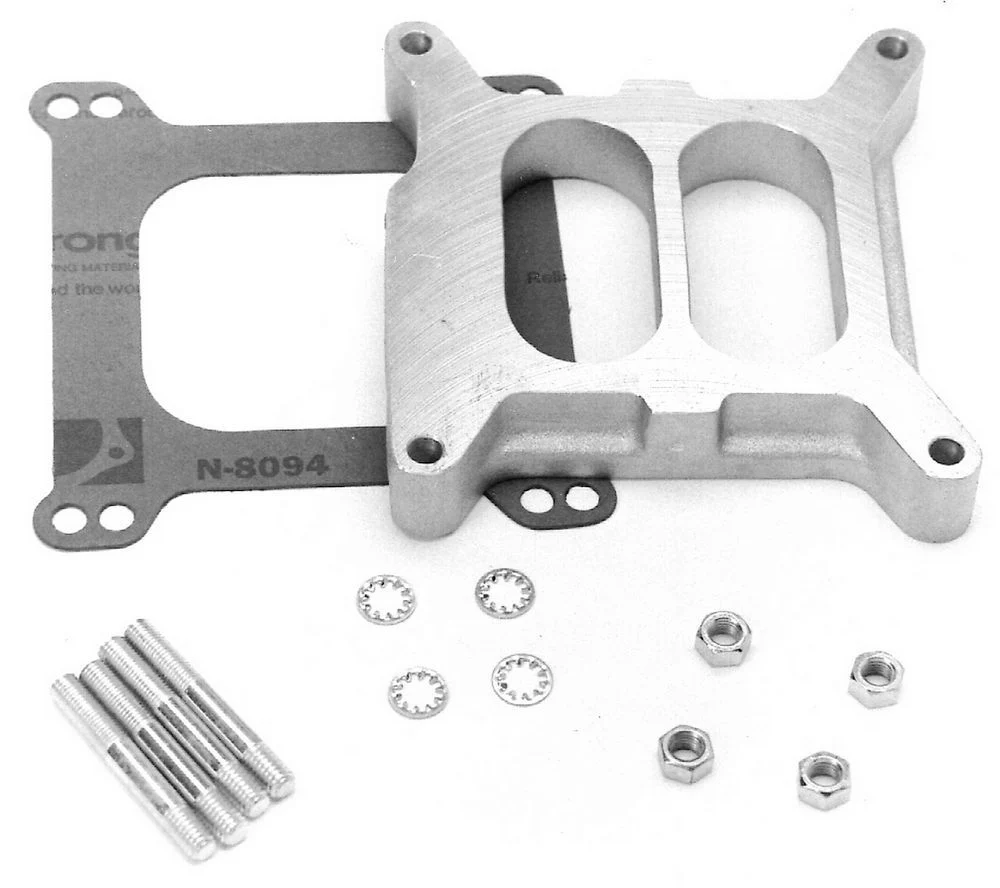 Edelbrock 8714 Carburetor Spacer - 1in Divided