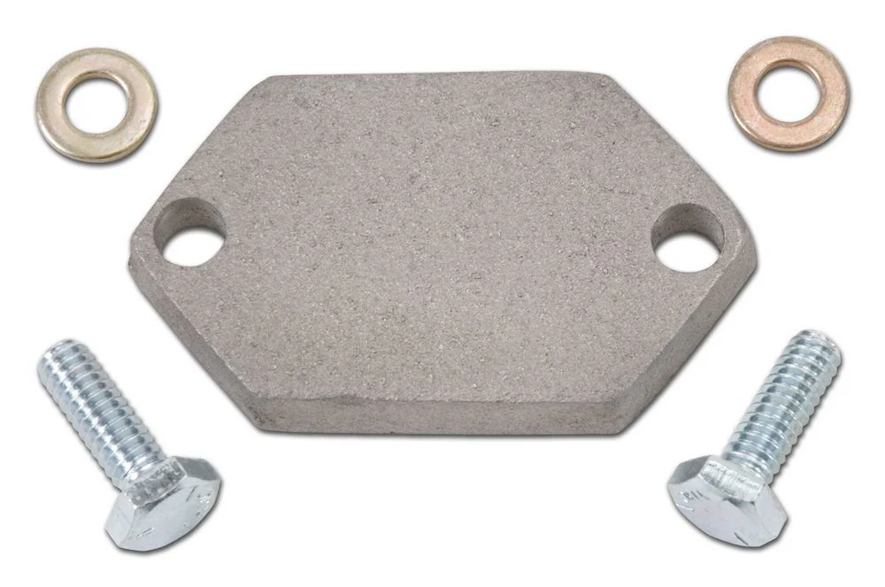 Edelbrock 8971 Choke Block-Off Plate - Ford 351M/400