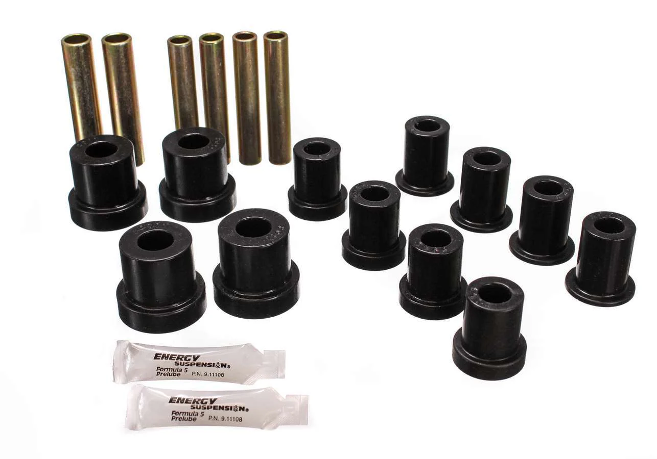Energy Suspension 3-2112G 70-87 Gm 4Wd Frt Spring Bushing Set Black