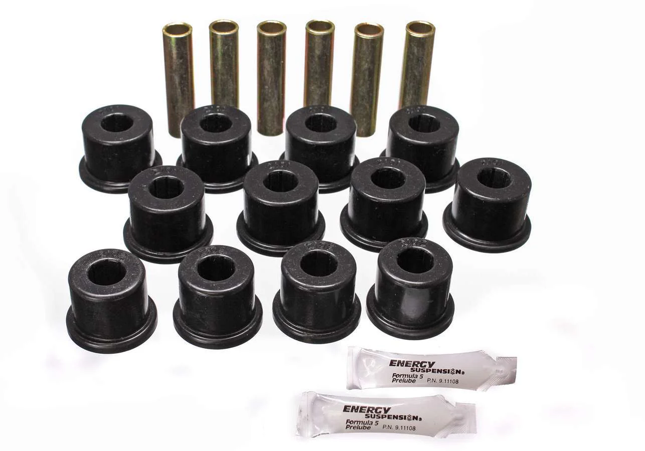 Energy Suspension 3-2128G Chev 2Wd/4Wd Rr Spring Bushing Set Black