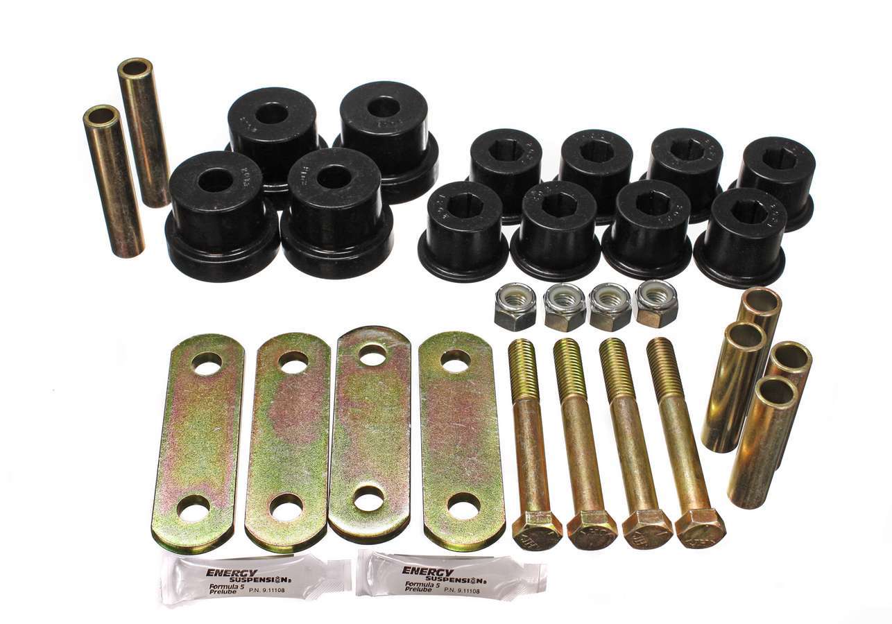 Energy Suspension 3-2134G 67-81 Camaro Shackle Set Black