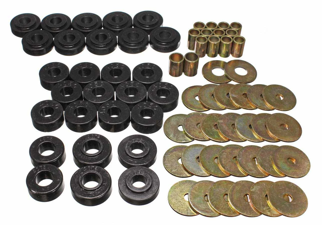 Energy Suspension 3-4111G 65-67 Chevy Body Mounts Black