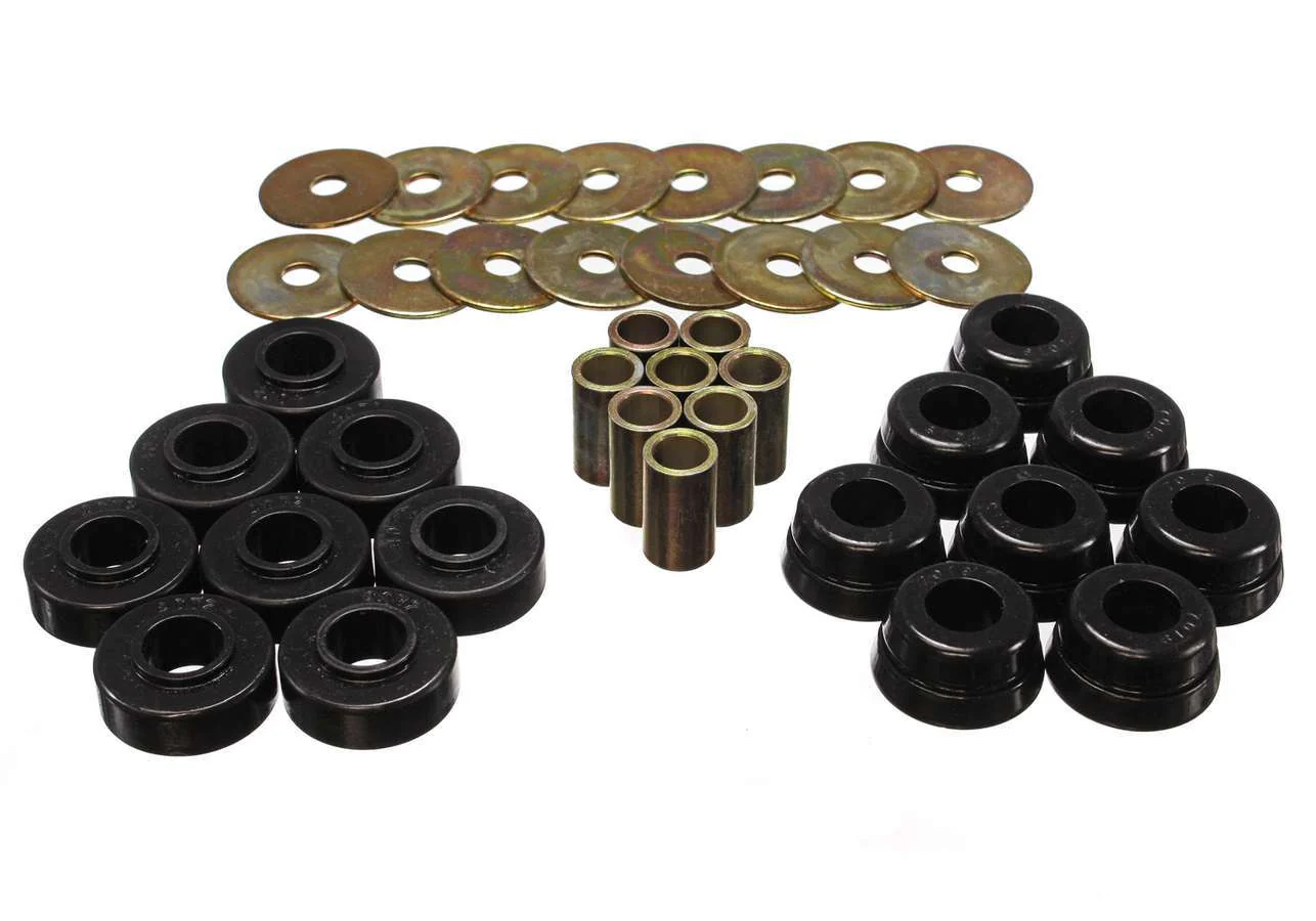 Energy Suspension 3-4126G 73-82 Vette Body Mounts Black
