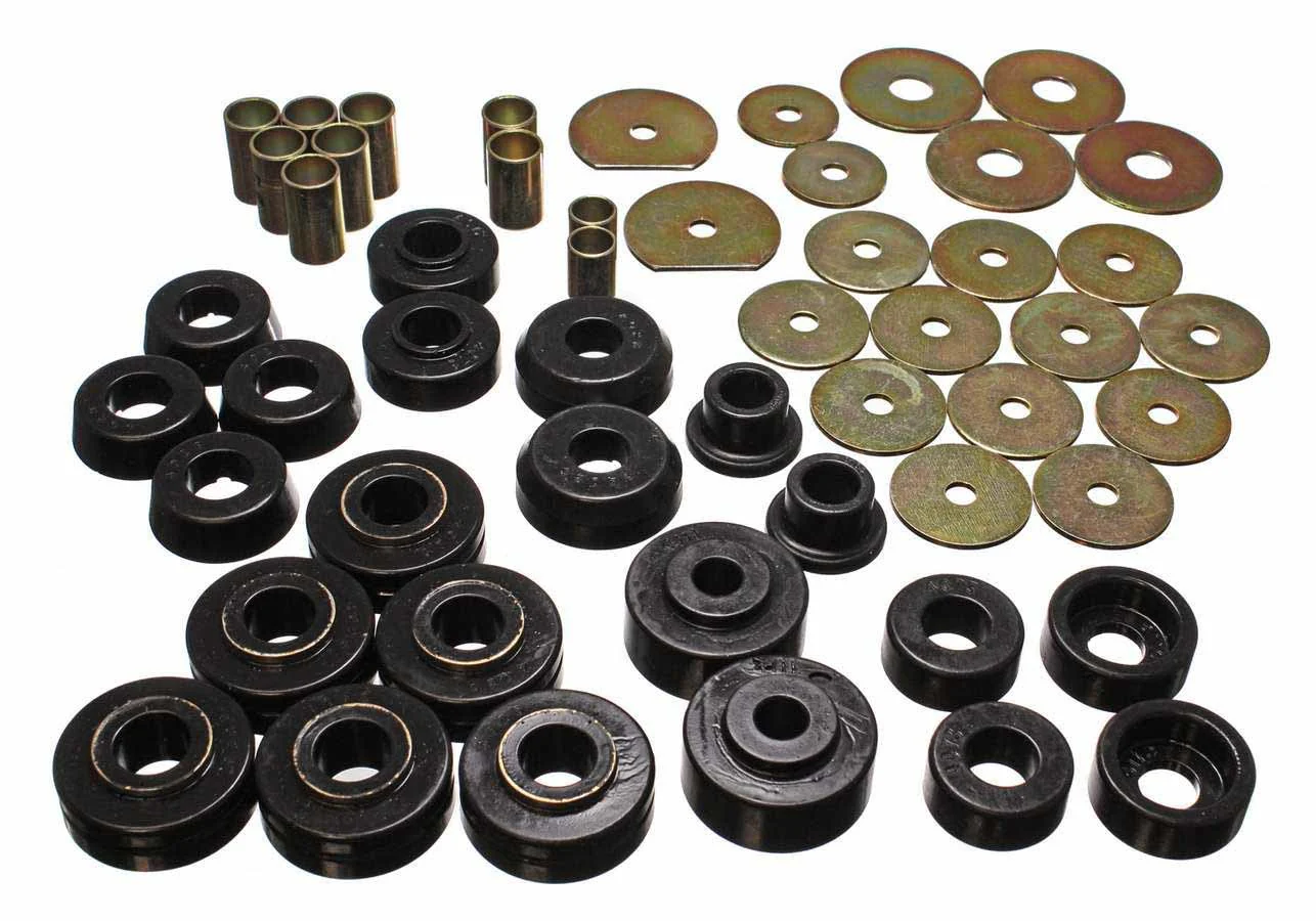 Energy Suspension 3-4138G 65-70 Chev Body Mounts Black