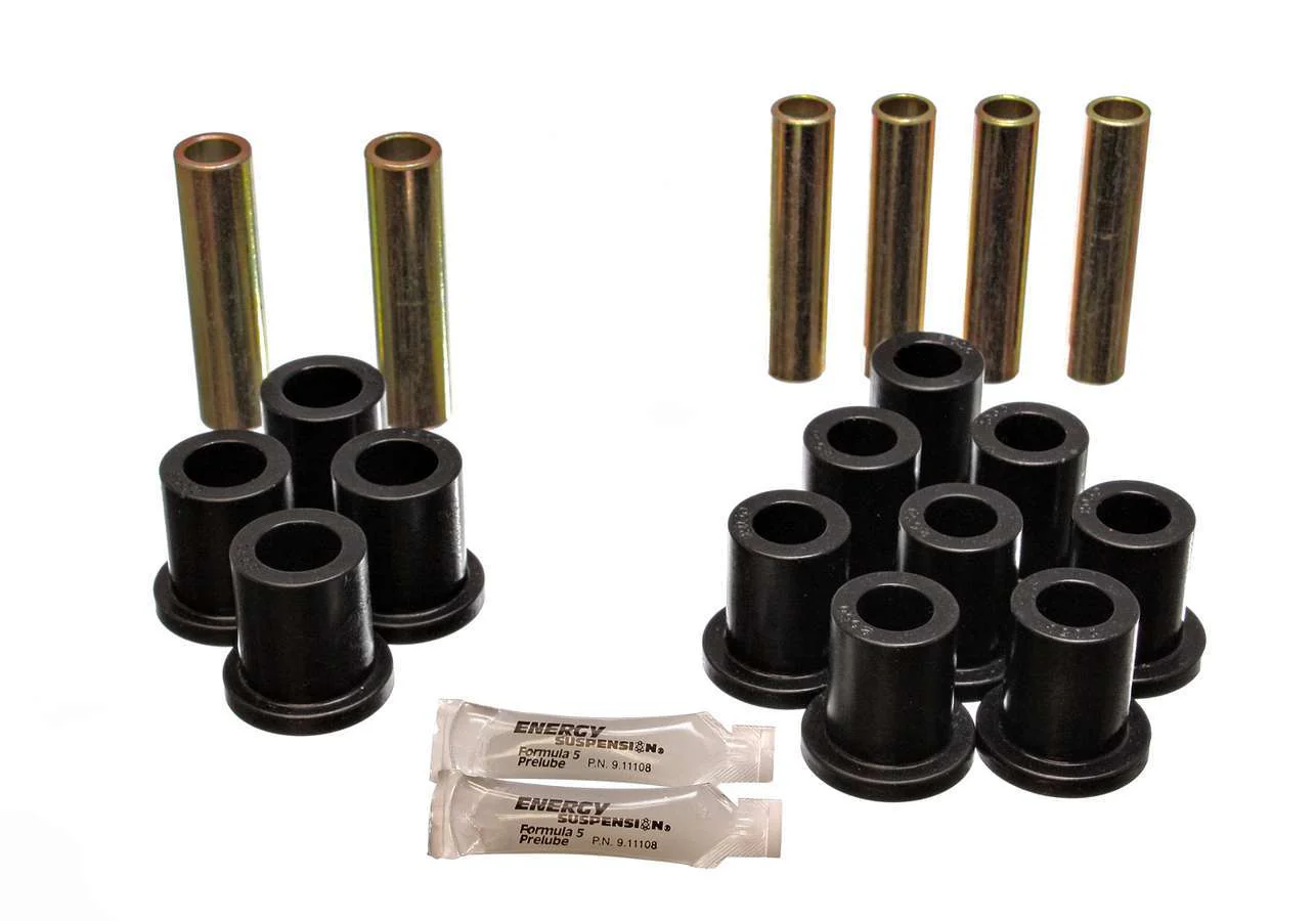 Energy Suspension 4-2103G Ford Complete Spring & Shackle Set Black