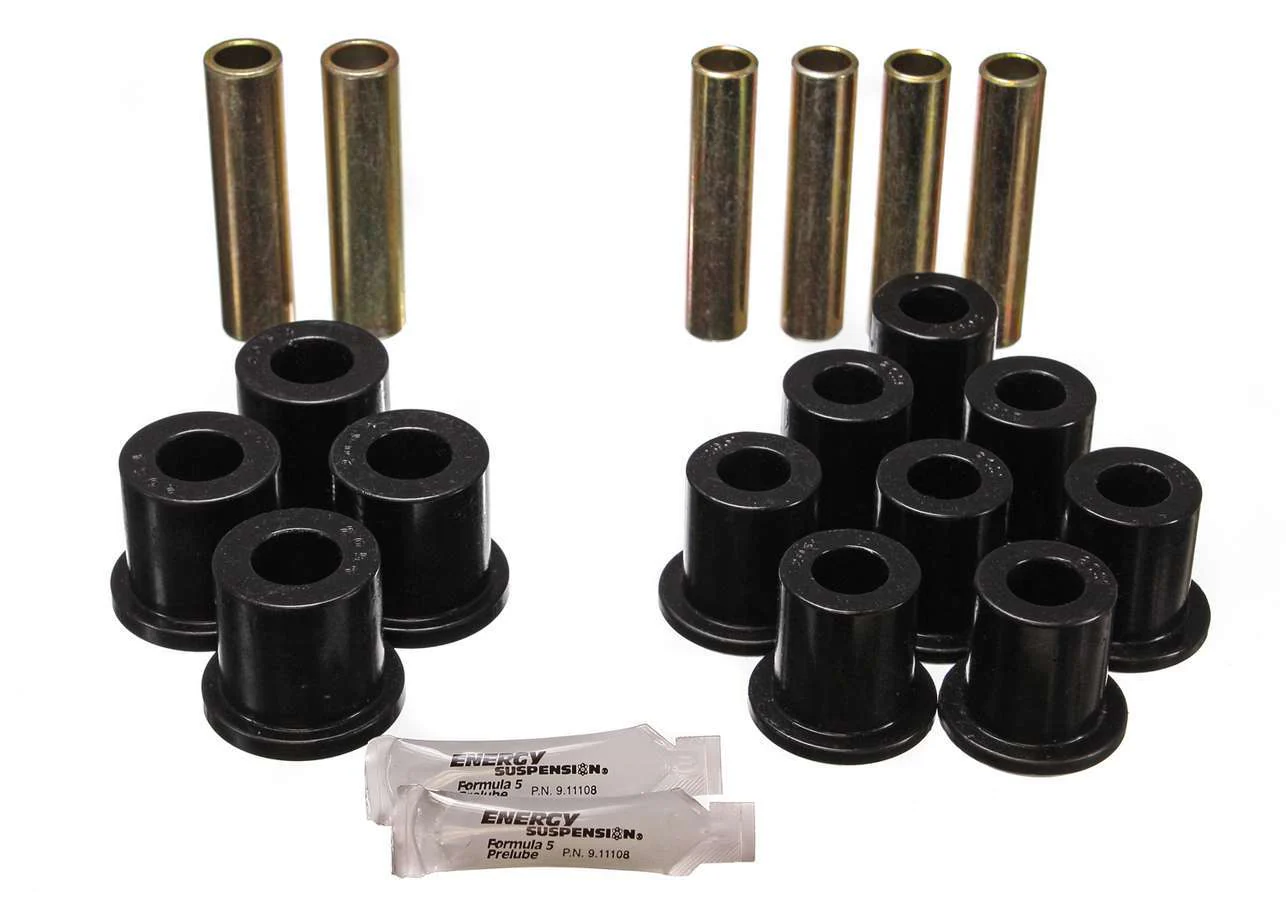 Energy Suspension 4-2114G Ford Complete Spring & Shackle Set Black