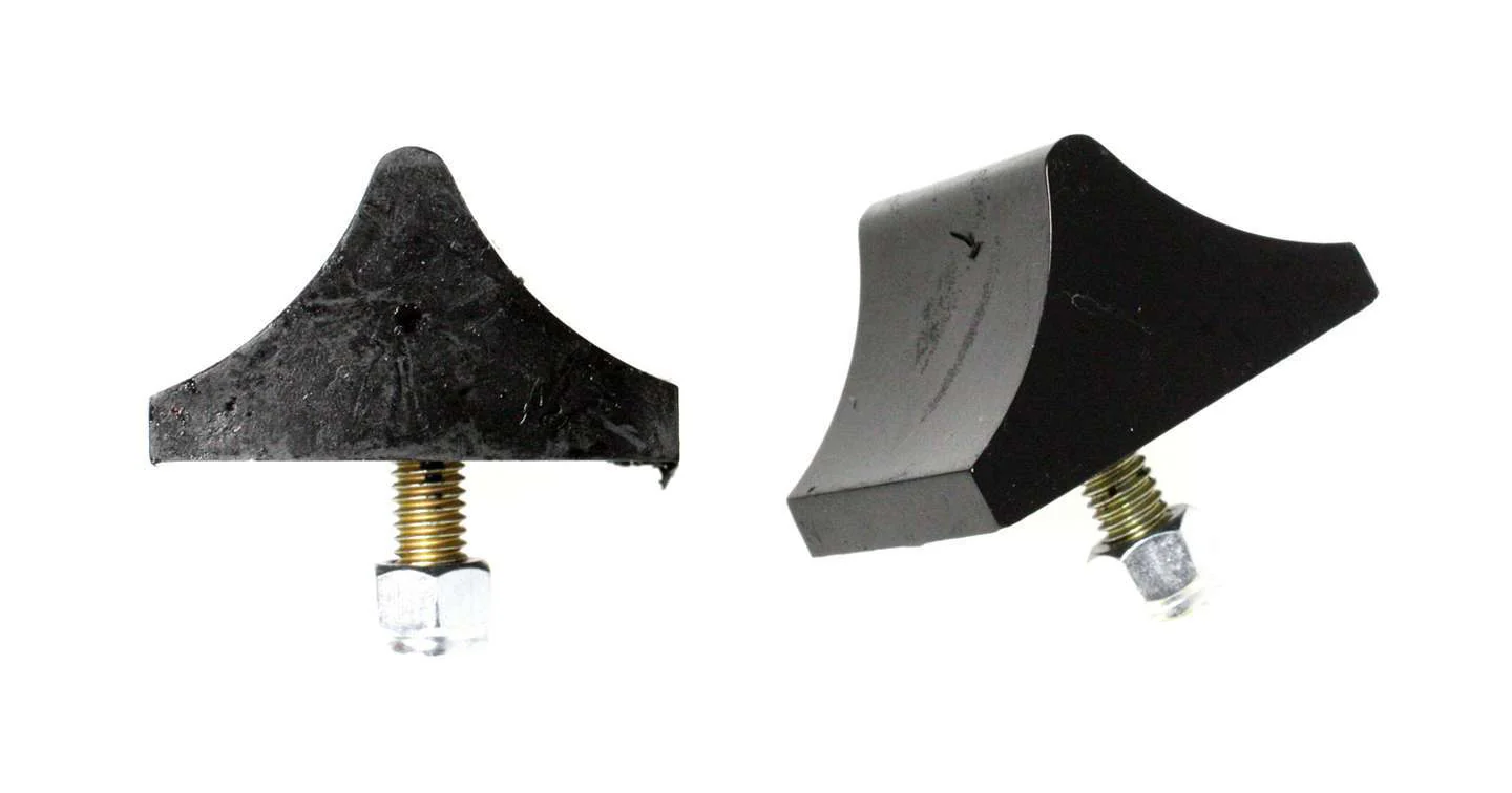 Energy Suspension 9-9119G Bump Stop 1-3/8 X 2-3/8 X 2 Rect Pointed Pair