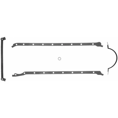 Fel-Pro 1804 Oil Pan Gasket, 0.094 in Thick, Multi-Piece, Rubber Coated Fiber, Big Block Chevy, Kit