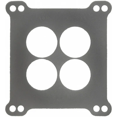 Fel-Pro 1901 Carburetor Base Plate Gasket, 4-Barrel, 4 Hole Square Bore, Composite