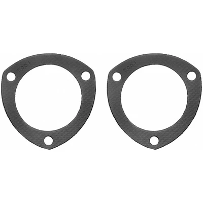 Fel-Pro 2001 Collector Gasket, 3 in Diameter, 3-Bolt, Steel Core Laminate, Pair