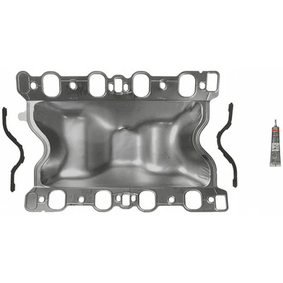 Fel-Pro MS96020 Valley Pan Gasket, Embossed Metal, Stock Port, Ford Cleveland / Modified, Kit