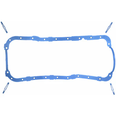Fel-Pro OS30616R Oil Pan Gasket, 1 Piece, Silicone Rubber, Small Block Ford, Kit