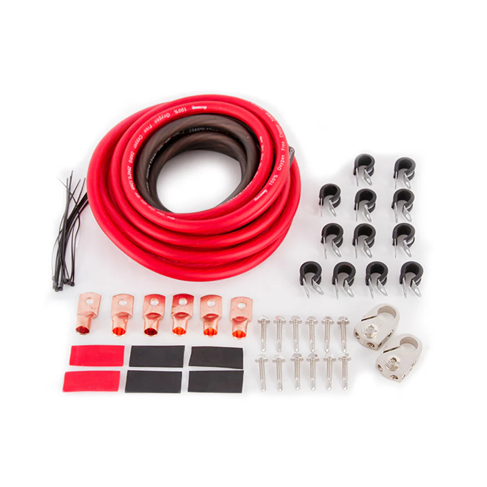 Flaming River FR1063 Battery Relocation Kit 2 gauge w/ copper lugs