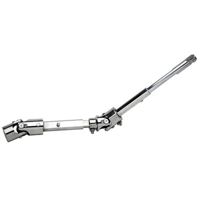 Flaming River FR1509P Steering Shaft, Telescoping, Joints, Steel, Nickel Plated, Power Steering, Ford Mustang 1994-2004, Kit