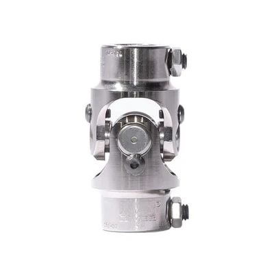 Flaming River FR1756 Steering Universal Joint, Single Joint, 5/8 in 36 Spline to 3/4 in 36 Spline, Steel, Nickel Plated, Universal, Each