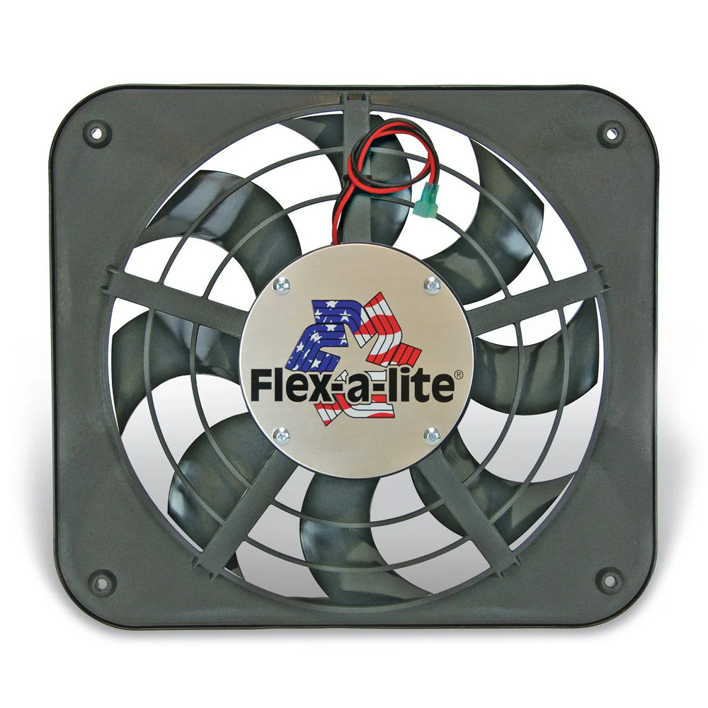 Flex-A-Lite 116550 Lo-Profile S-Blade Single Puller Electric Fan 1250 CFM