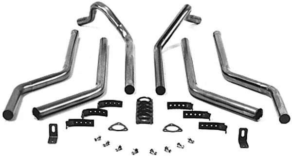 Flowtech 51525 Dual Exhaust Header Back Kit - Super Street