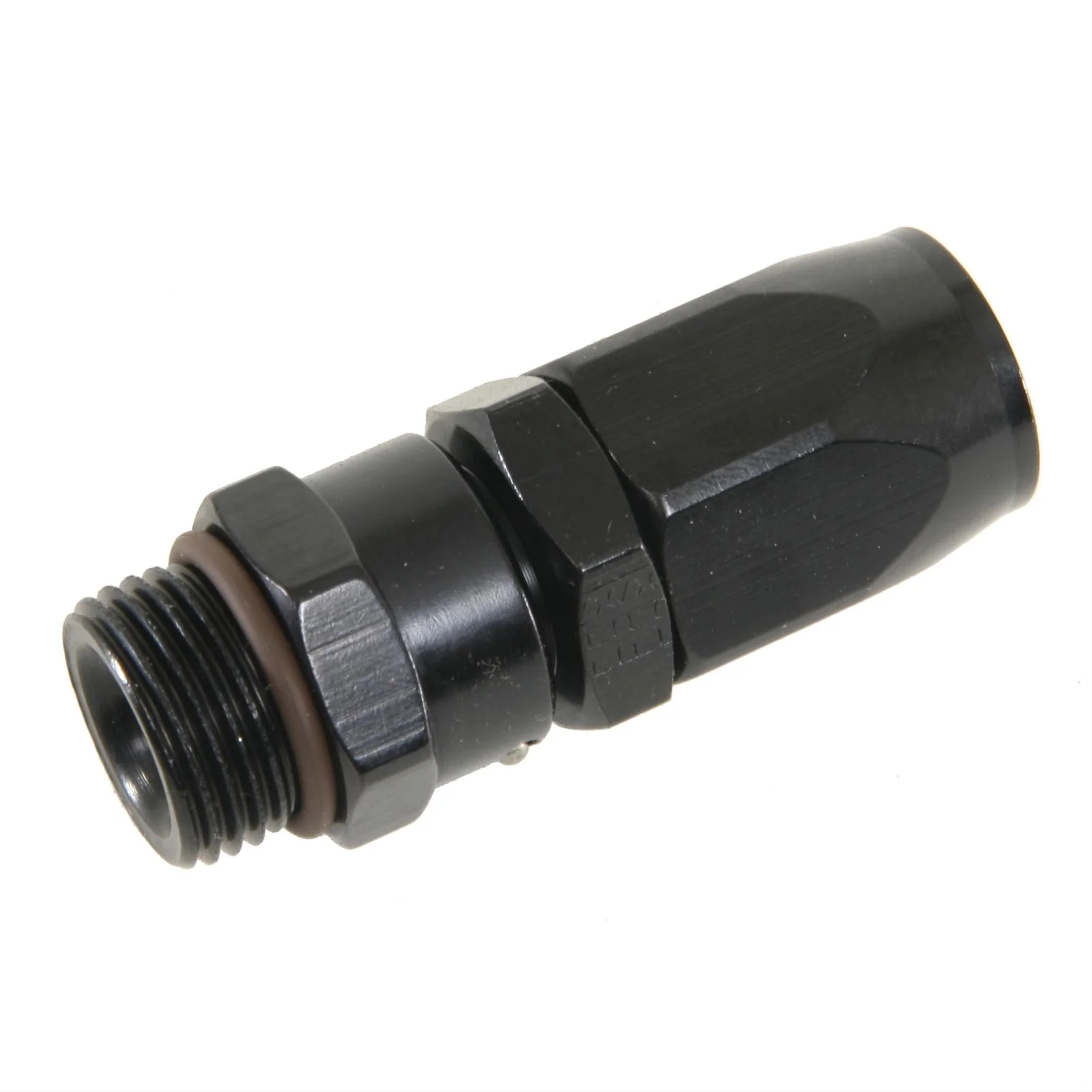 Fragola 180108-BL -8 Black Direct-Fit Hose End Straight