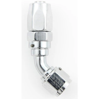 Fragola 224508-CH -8 Chrome Pro-Flow Race Hose End 45-Degree