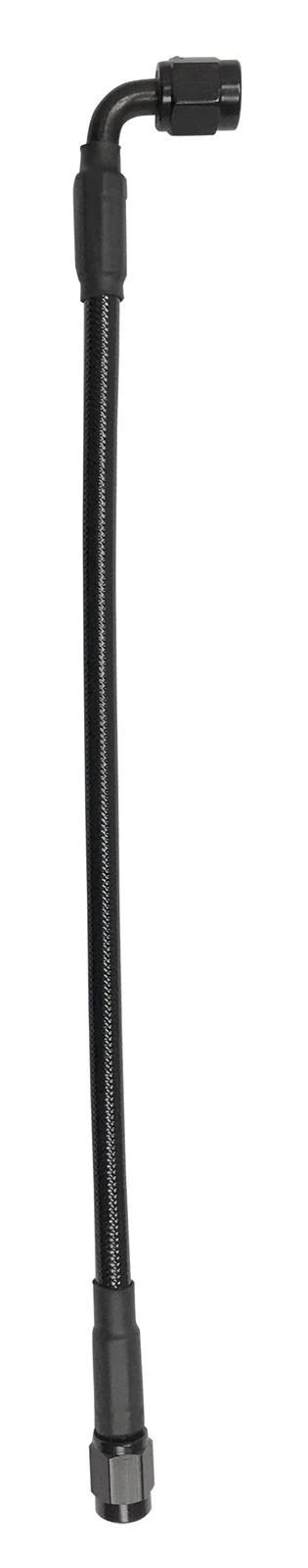 Fragola 322010-BL -3 Black EXT Stainless Straight/90-Degree Brake Line 10 inch