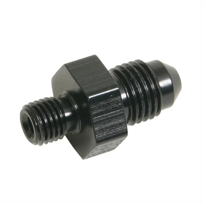 Fragola 460406-BL Black -4 AN to M8 x 1.0 Metric Adapter Fitting